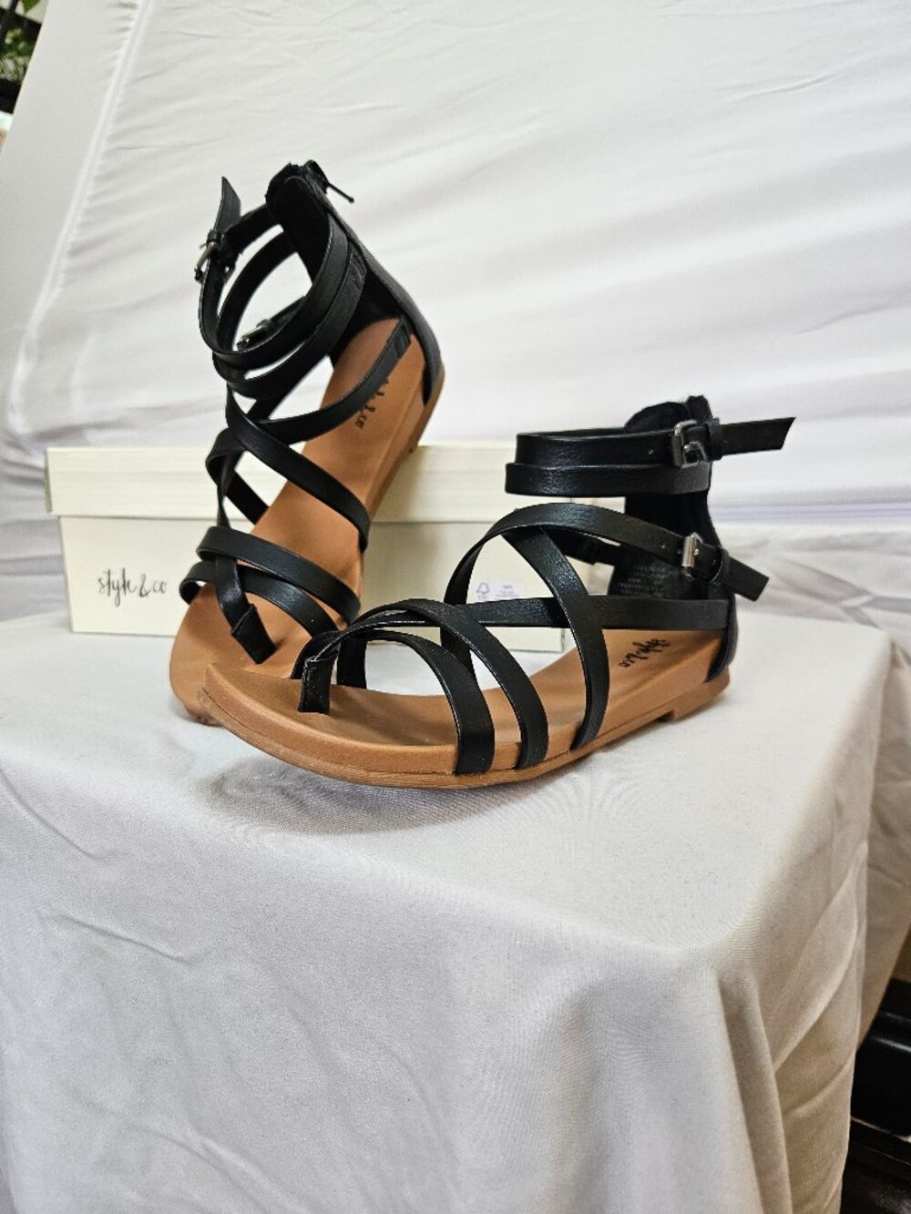 Strappy Flat Sandals